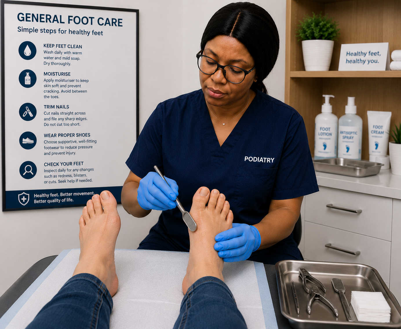 General foot care