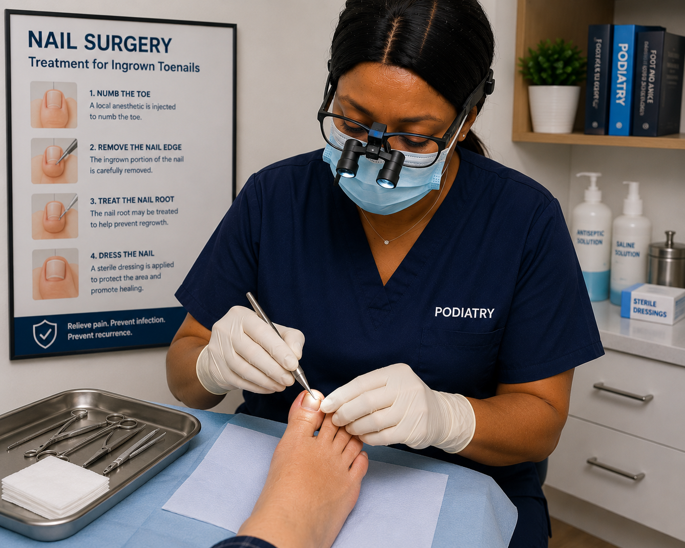 Nail surgery treatment